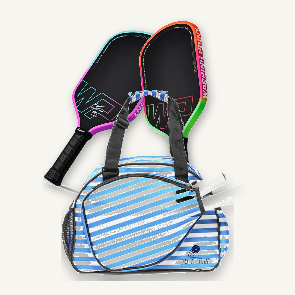 Duo Court Kit Blue Stripe
