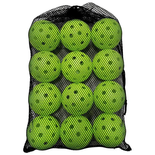 12pcs Pickleball 74MM 40 Holes Outdoor Durable Pickleballs 26g per