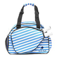 Stylish Stripe Blue Premium Women's Pickleball Bag