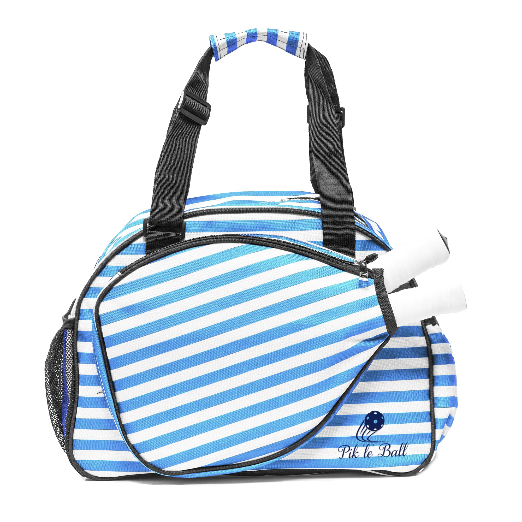 Stylish Stripe Blue Premium Women's Pickleball Bag