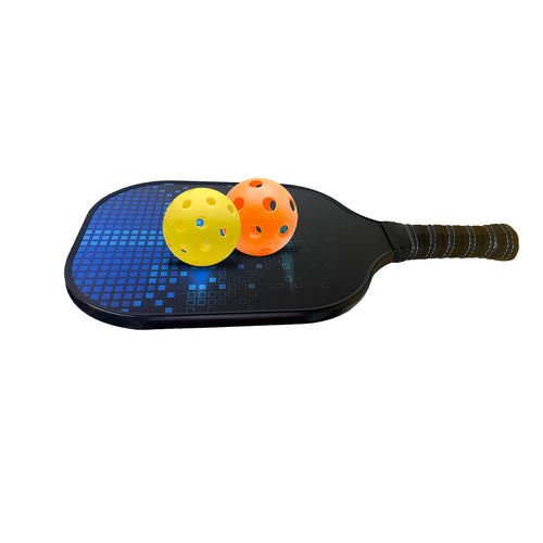 ZTECH Pickleball Set, 2 Paddles with 4 Pickleballs and Drawstring Bag,